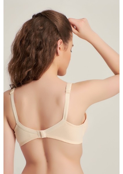 Kadın 30501 Desteksiz Dolgusuz Balensiz Penye Sütyen Ten fırsatları