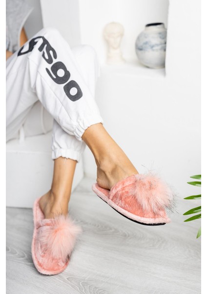 Kadın Ev Terliği Peluş Terlik Çeyiz Terliği Bohça Terliği