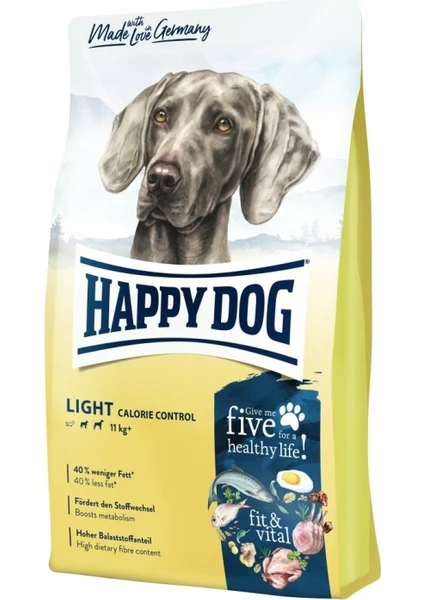 Happy Dog Supreme Light Control Yetişkin Köpek Maması 4 kg