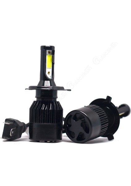 Duo Serisi LED Headlight Beyaz Işık 12V LED Xenon H4