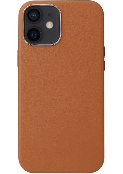 Apple iPhone 12 Mini Kılıf Premium Leathersafe Wireless Kapak