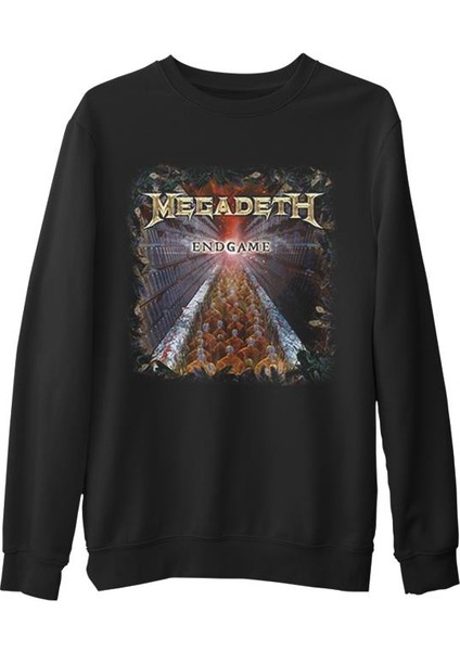 Megadeth - End Game Siyah Erkek Kalın Sweatshirt