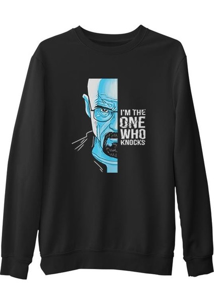 Breaking Bad - I Am The One Siyah Erkek Kalın Sweatshirt