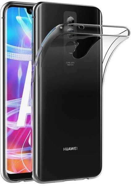 Huawei Mate 20 Lite Şeffaf Kılıf Süper Silikon Tpu