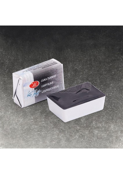 St.petersburg Beyaz Gece Tam Tablet Suluboya 2,5 ml N:801 Lamba Siyahı