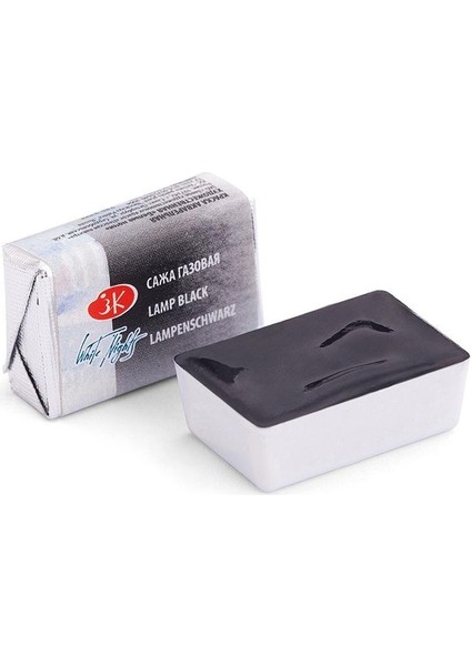 St.petersburg Beyaz Gece Tam Tablet Suluboya 2,5 ml N:801 Lamba Siyahı