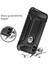 Caseworld Samsung Galaxy A22 Kapak Çift Katmanlı Zırh Tank Kılıf - Siyah 3