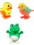 Kurmalı Emekleme Arkadaşı Ördek + Kuş + Kurbağa 1