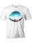 Earth Under Clouds Beyaz Erkek Tshirt 1