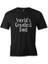 World's Greatest Dad Siyah Erkek Tshirt 1
