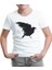 Crows On Trees Beyaz Çocuk Tshirt 1