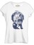 Earth Inside A Wolf Beyaz Bayan Tshirt 1