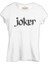 Joker - Write With Calligraphy Beyaz Bayan Tshirt 1