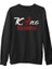 Burç - Scorpio King Siyah Erkek Kalın Sweatshirt 1