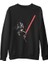 Star Wars - Lighter Siyah Erkek Kalın Sweatshirt 1