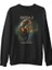 Dota 2 - Chaos Knight Siyah Erkek Kalın Sweatshirt 1