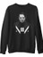 Marilyn Manson I Siyah Erkek Kalın Sweatshirt 1