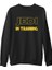 Star Wars - Jedi In Training Siyah Erkek Kalın Sweatshirt 1