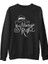 Mrs. Always Right Şapka Siyah Erkek Kalın Sweatshirt 1