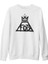 Fall Out Boy - Logo Beyaz Kalın Sweatshirt 1