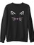 Kedi Iıı Siyah Erkek Kalın Sweatshirt 1