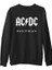 Ac Dc - Back In Black 2 Siyah Erkek Kalın Sweatshirt 1