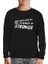 Makes Stronger Siyah Çocuk Sweatshirt 1