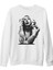 Marilyn Manson Beyaz Kalın Sweatshirt 1