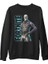 Fortnite - Skull Trooper Siyah Erkek Kalın Sweatshirt 1