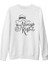 Mrs. Always Right Şapka Beyaz Kalın Sweatshirt 1