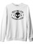 Be The Favourite Human Beyaz Erkek Kalın Sweatshirt 1