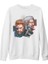 The Witcher - Geralt Vs Solid Snake Beyaz Kalın Sweatshirt 1