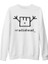 Radiohead Beyaz Kalın Sweatshirt 1