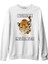 Yavru Kaplan Beyaz Kalın Sweatshirt 1