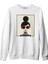 Girl By Circles Beyaz Erkek Kalın Sweatshirt 2