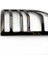 VW T5 Caravelle Siyah Krom Stop Çerçevesi 2 Parça Abs 2010-2014 Arası 2