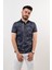 Polo Yaka Slimfit Desenli Erkek T-Shirt 1