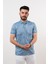 Polo Yaka Slimfit Desenli Erkek T-Shirt 1