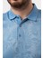 Polo Yaka Slimfit Desenli Erkek T-Shirt 2
