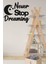 Çocuk Odası Süsü Never Stop Dreaming + Ay ve Yıldız Dekoratif Çocuk Odası Süs 3