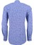Erkek Desenli Mavi Uzun Kollu Pamuklu Regular Gömlek, OT-C-20058 3