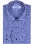 Erkek Desenli Mavi Uzun Kollu Pamuklu Regular Gömlek, OT-C-20058 4