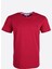 Kırmızı Basic Erkek Bisiklet Yaka Kısa Kollu T-Shirt, OT-BT-21001 1