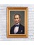 Çerçeveli Bıyıklı Atatürk Kanvas Tablo 1