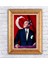 Çerçeveli Atatürk Bayrak Kanvas Tablo 1
