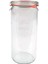 1040 ml Silindir Cam Saklama Kavanozu 5 Adet 1