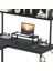 Metal Ahşap Monitör Yükseltici Stand Siyah 2