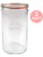 1590 ml. Silindir Cam Saklama Kavanozu 2 Adet 2