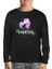 Unicorn Anneler Günü Siyah Çocuk Sweatshirt 1