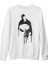 Punisher - Cut Beyaz Kalın Sweatshirt 1